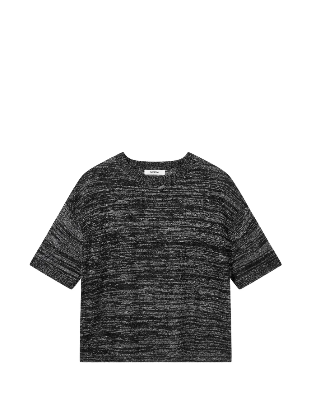TOMBOY short-sleeve sweater - Nero