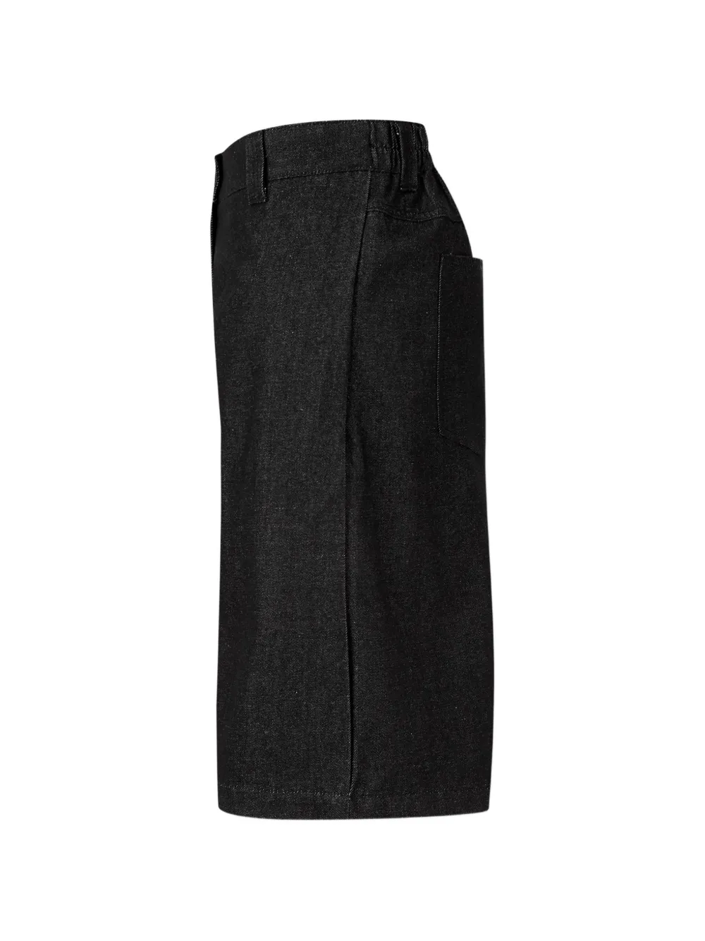 TOMBOY Denim shorts met knopen Zwart