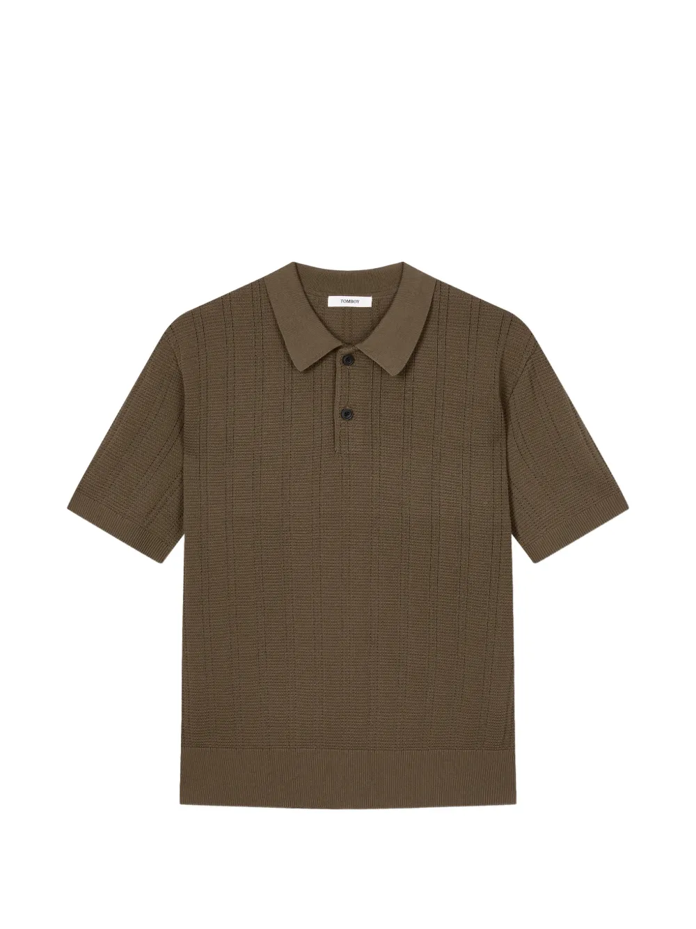 TOMBOY collared polo shirt - Braun
