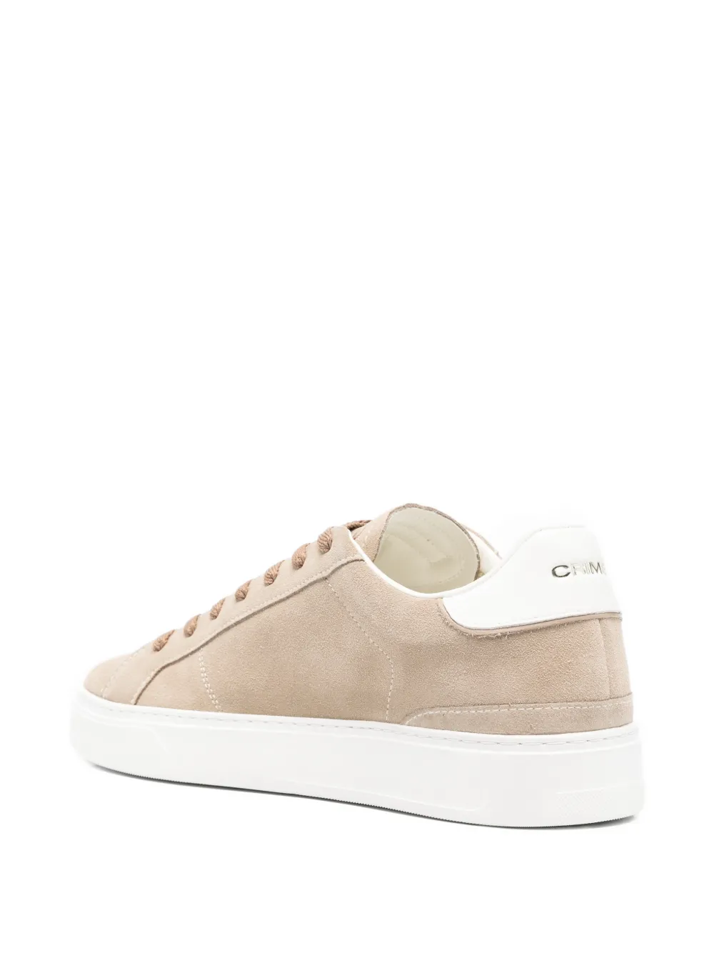 Crime London Blade beige suède sneakers
