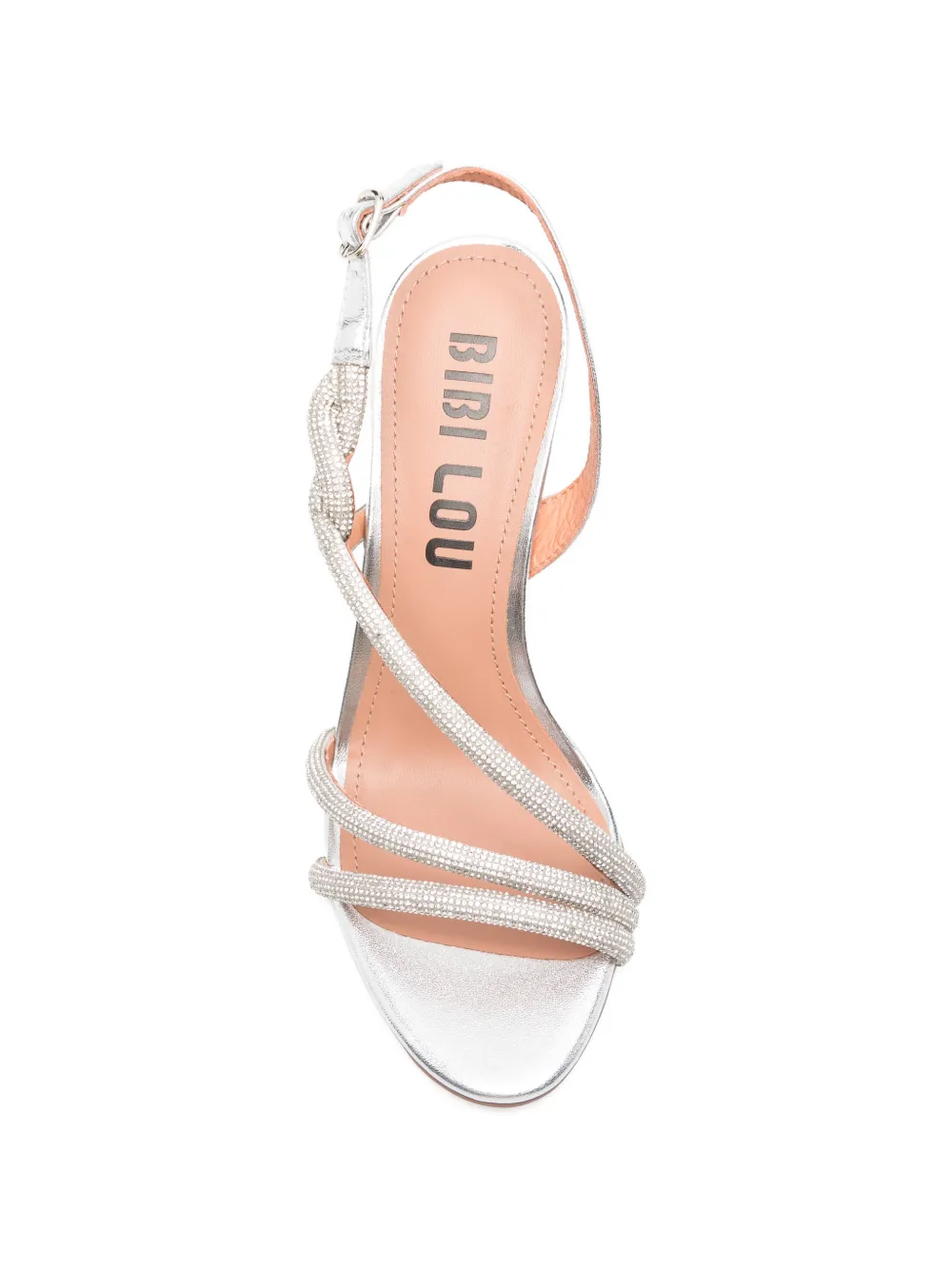 Bibi Lou Sandalen met verfraaid bandje Zilver