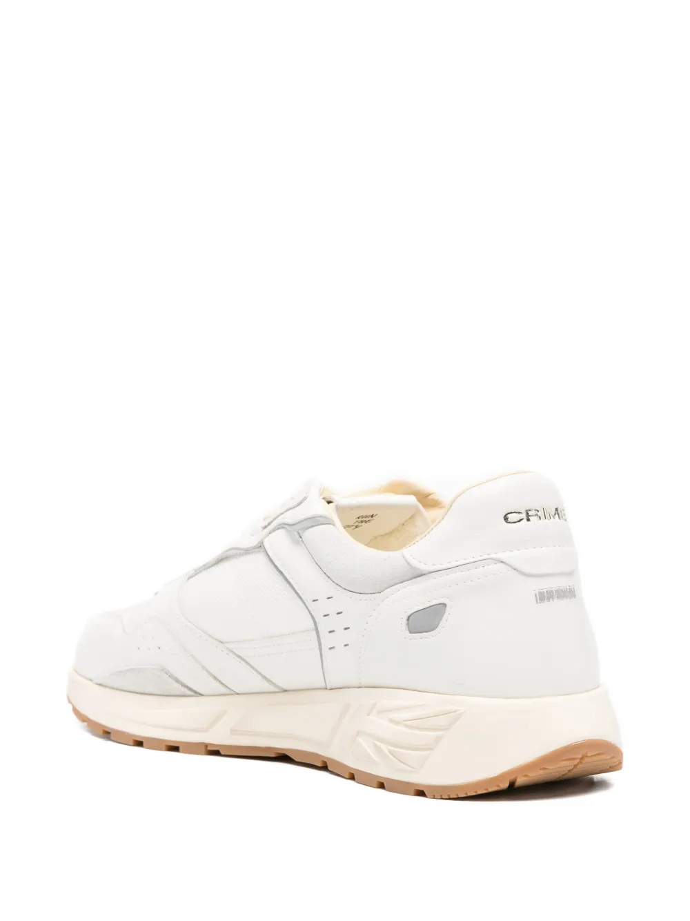 Crime London Rush sneakers met geperforeerd vlak Wit