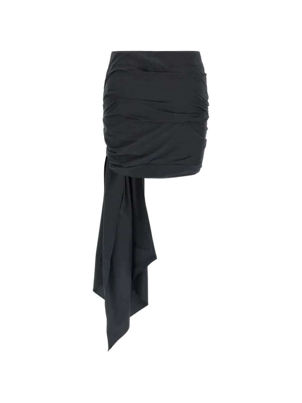 The Attico Midi-rok met geknoopt detail Zwart