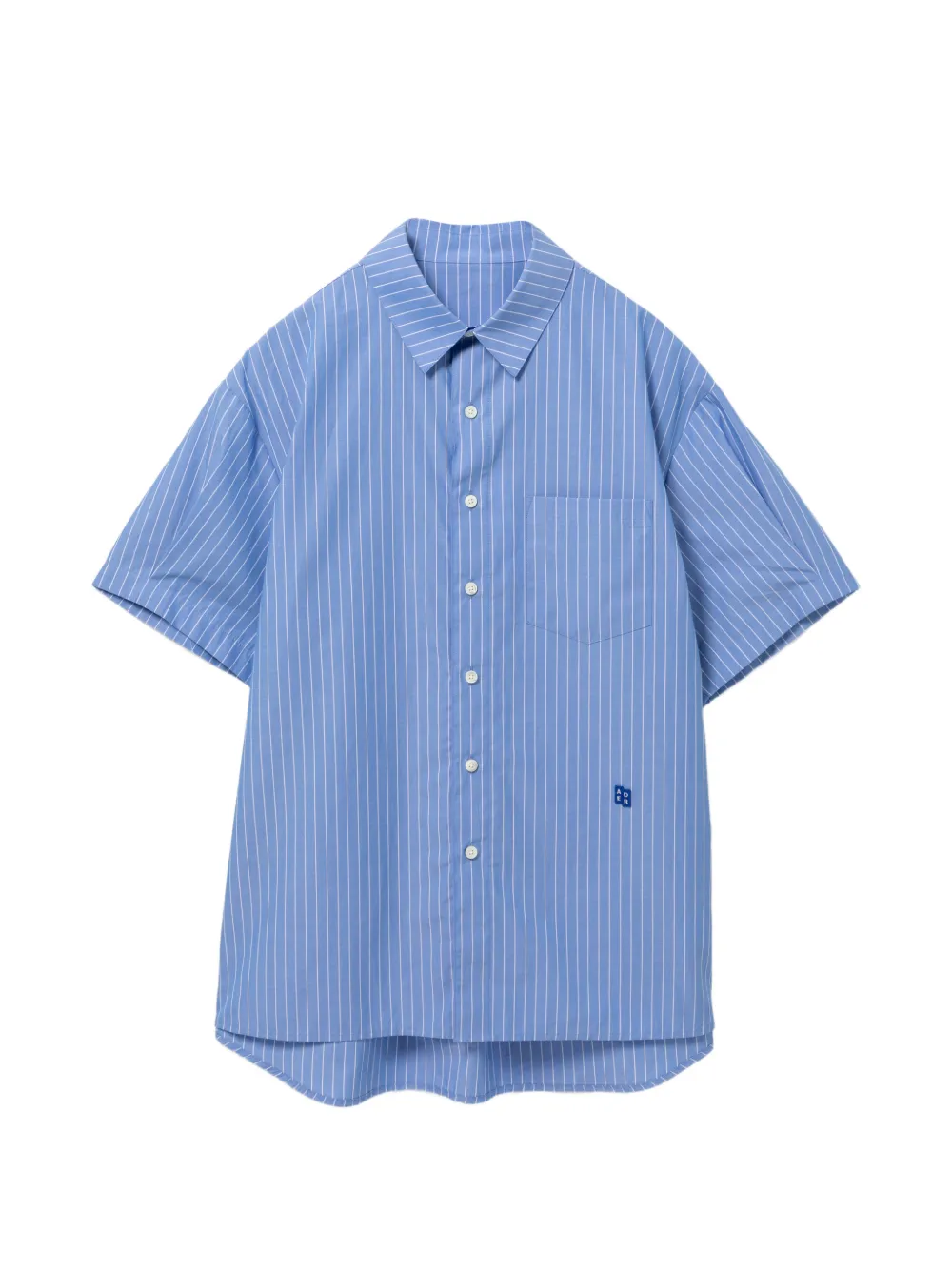 Ader Error Logo-embroidered Shirt In Blue