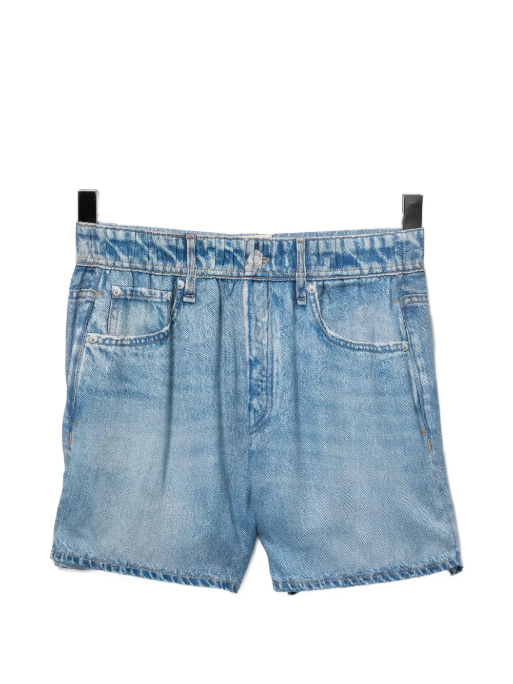 Rag & Bone Slink Walking Shorts In Blue