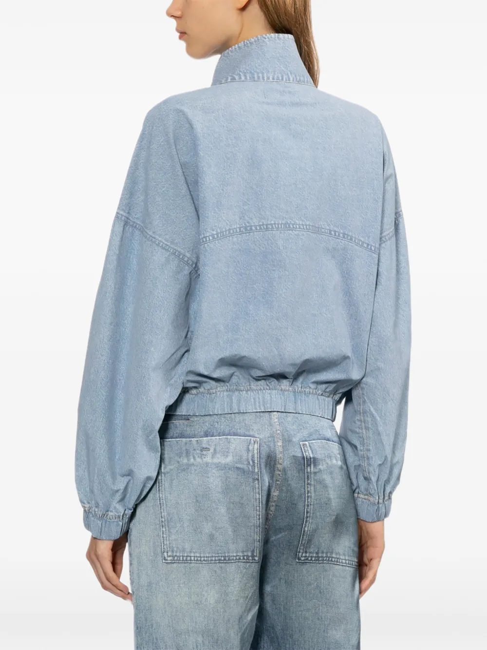 Rag & Bone Buttoned Blouse In Blue