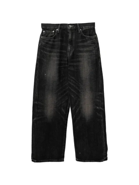 Neighborhood jeans anchos con efecto degradado