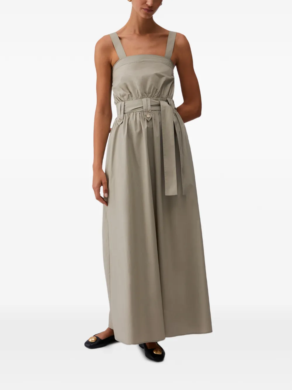  Liu Jo Strappy Belted Maxi Dress - Neutrals 