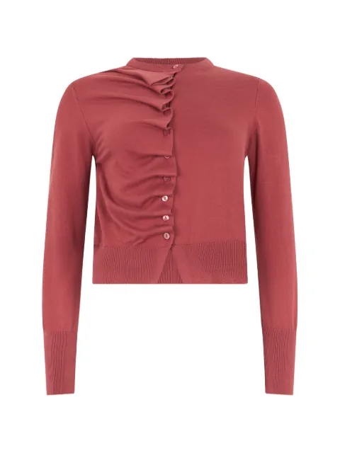 ALPHA STUDIO ruffled-detail cardigan