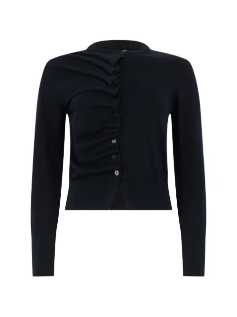 ALPHA STUDIO ruffled-detail cardigan