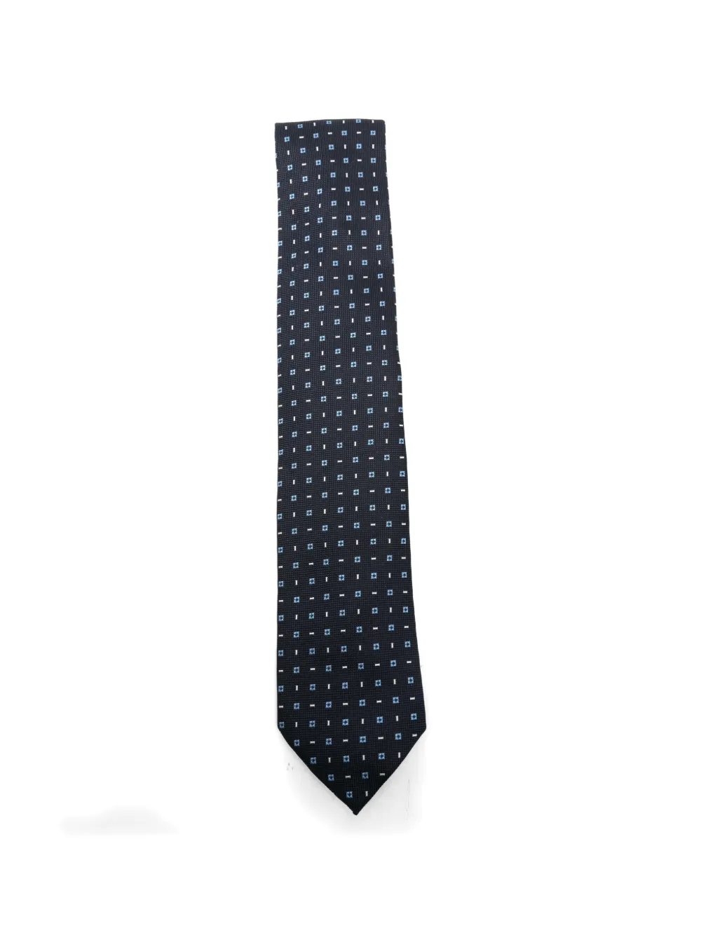 Zegna patterned tie | Blue