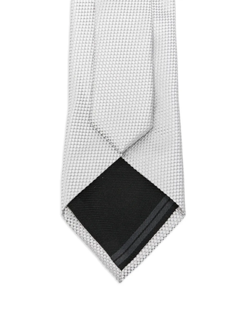 Zegna Zijden stropdas Grijs