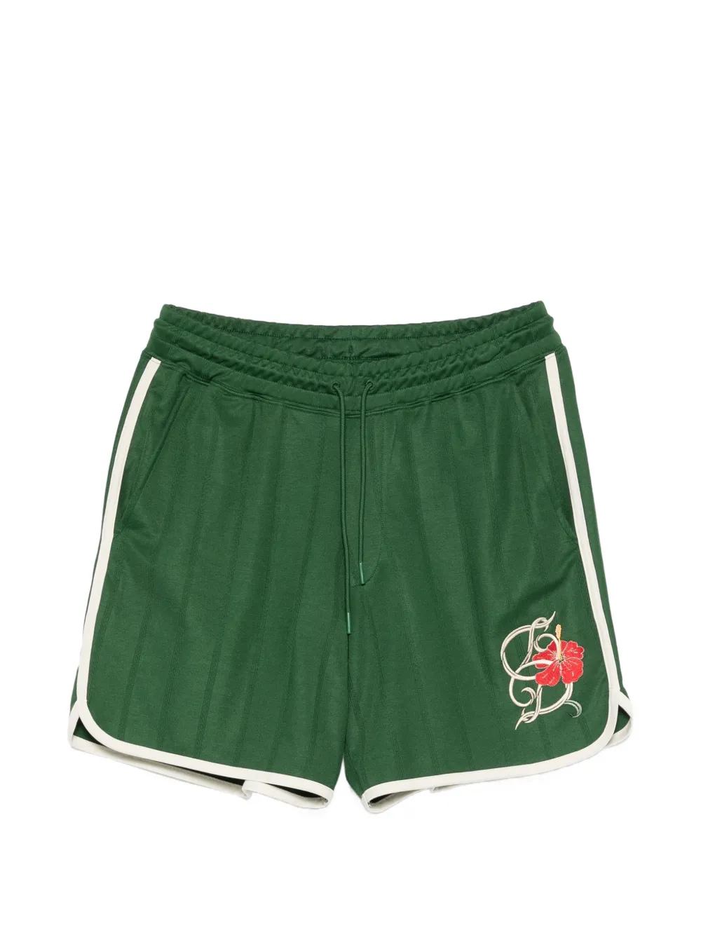 Drôle De Monsieur logo-embroidered track shorts - Verde