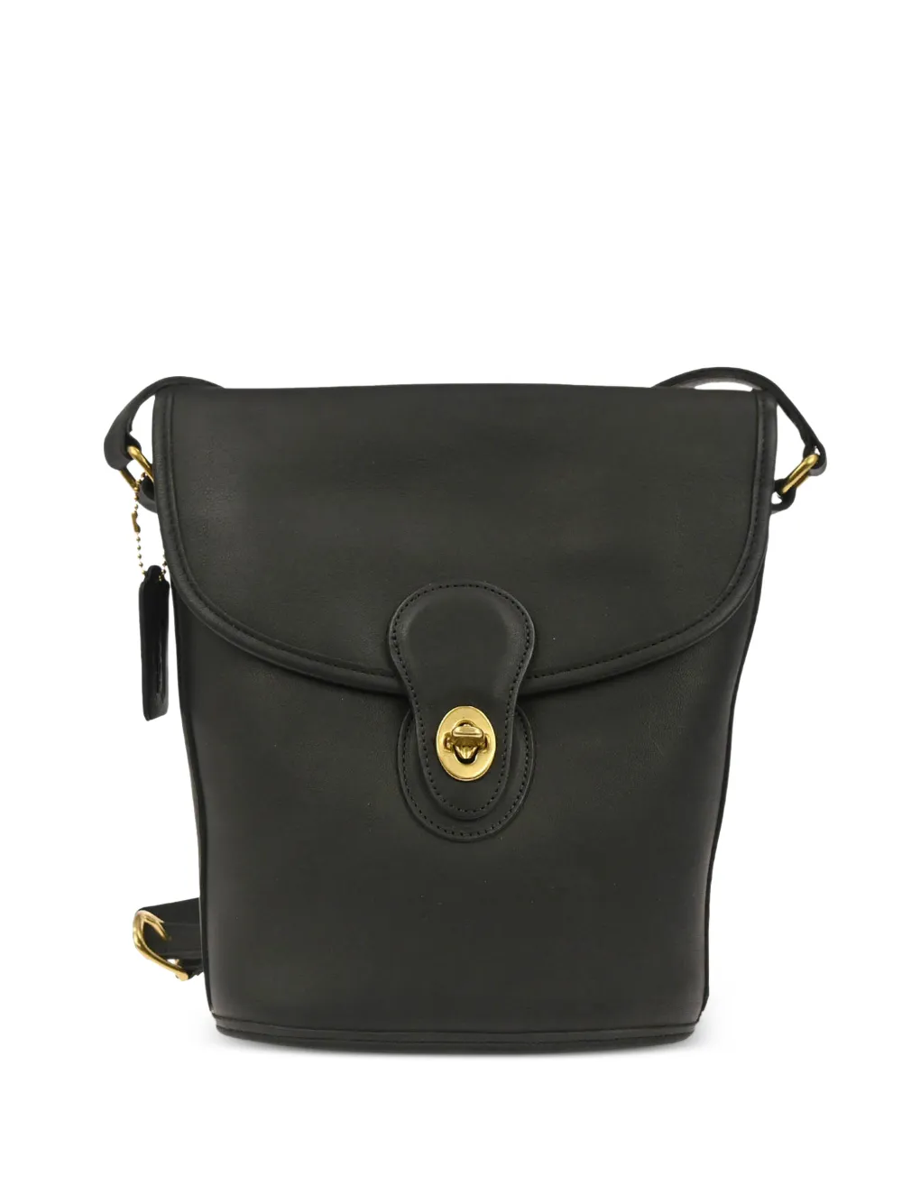 Coach Vintage 1994 top handle leather cross body bag - Black