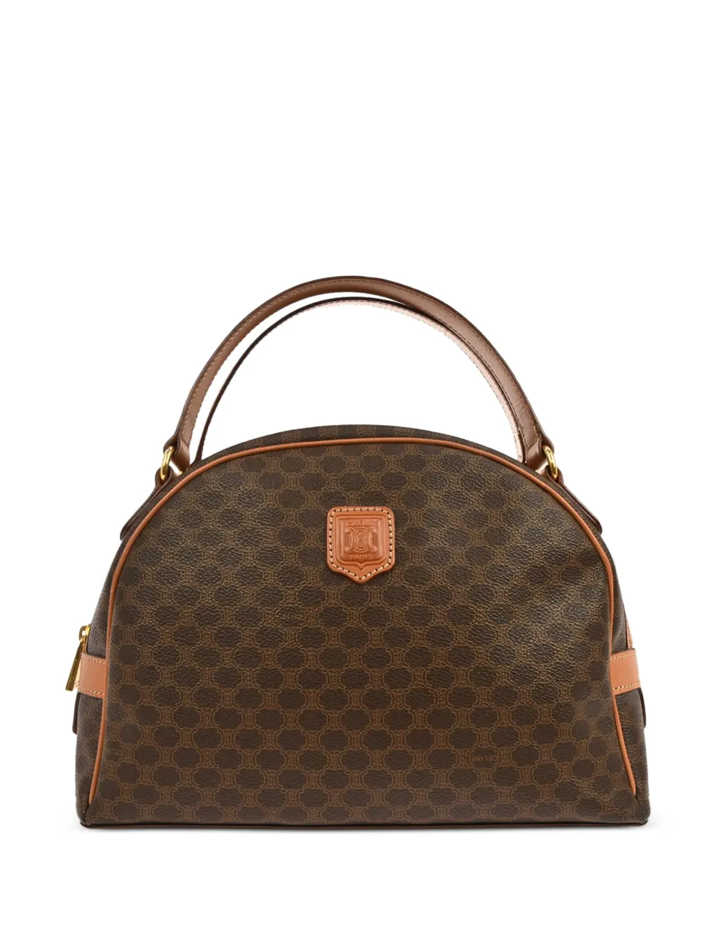 Celine Pre-Owned Borsa tote Bowling Macadam anni '90-2000 - Marrone