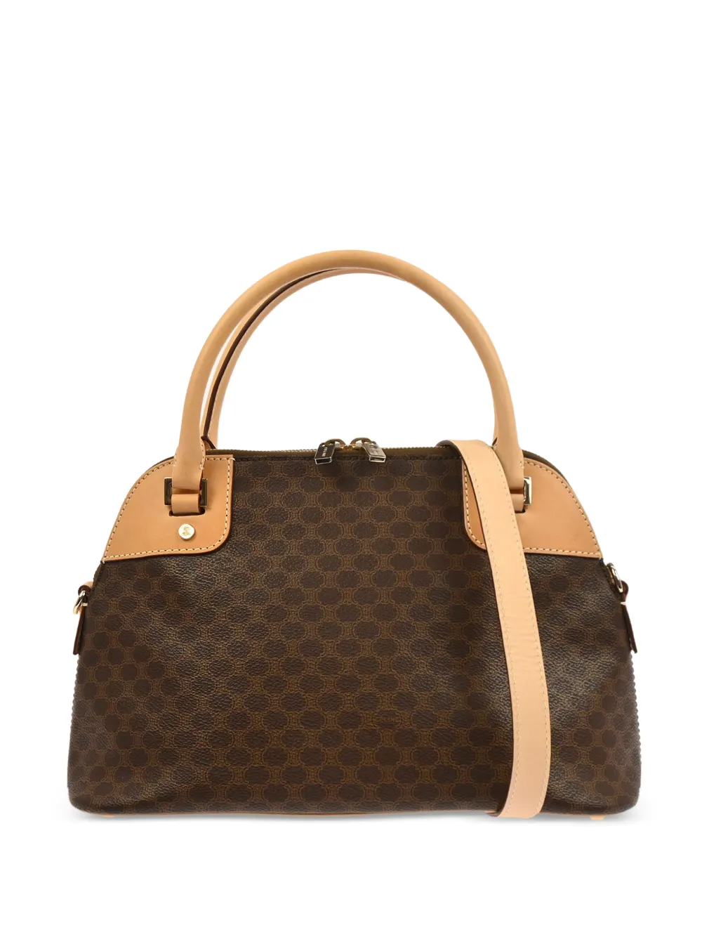 Celine Pre-Owned Borsa tote Macadam Dome 2007 - Marrone
