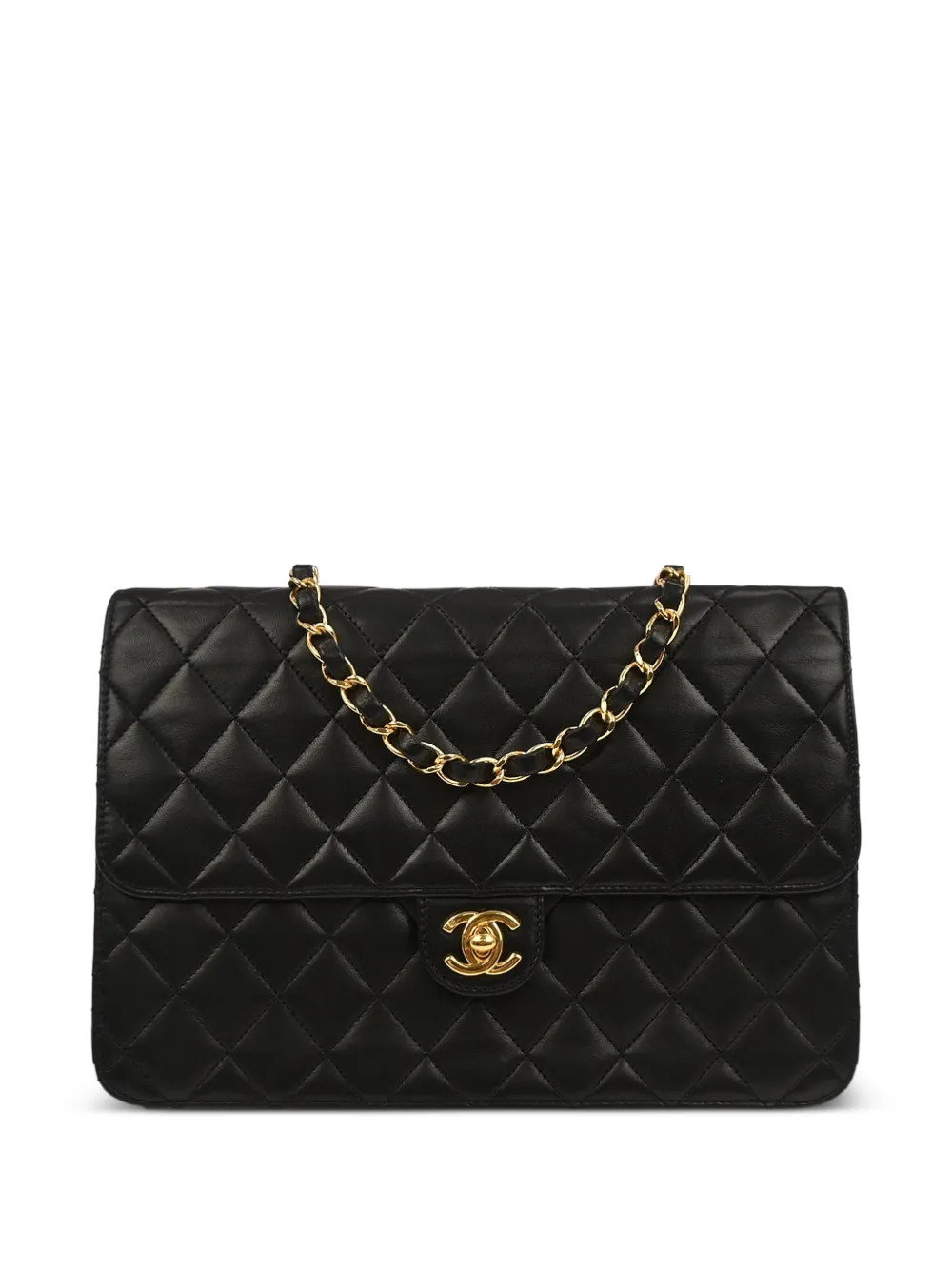 CHANEL Pre-Owned Borsa a spalla Turnlock media 2007 - Nero