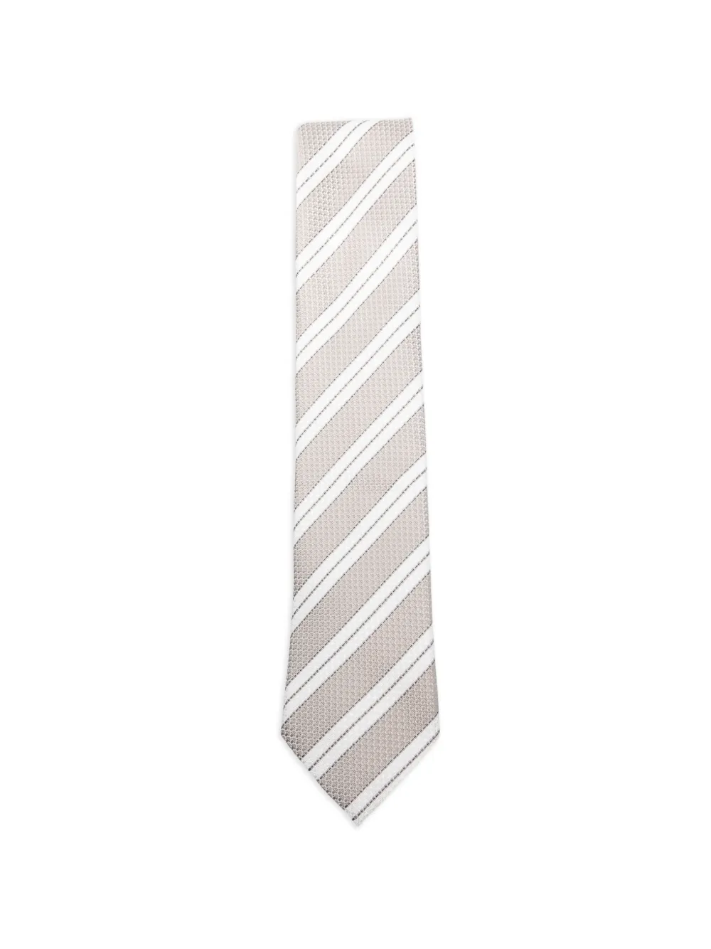 Zegna striped tie - Toni neutri