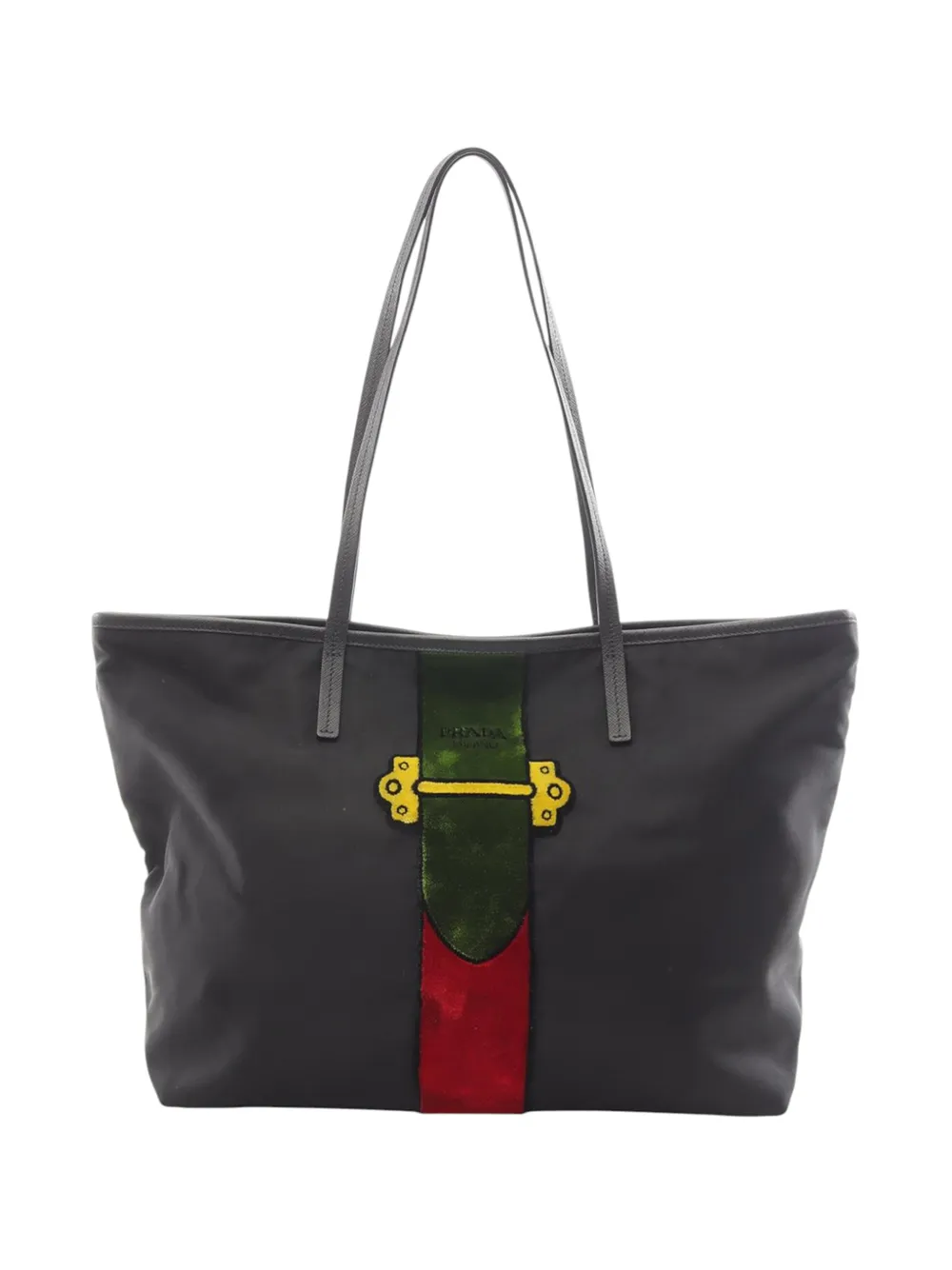 Prada Pre-Owned 2010-2025 Caillet Trompe-l'oeil tote bag - Nero