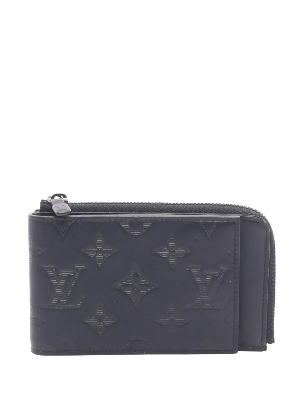 Louis Vuitton Pre-Owned 2010-2025 Monogram Shadow Hybrid card holder - Nero