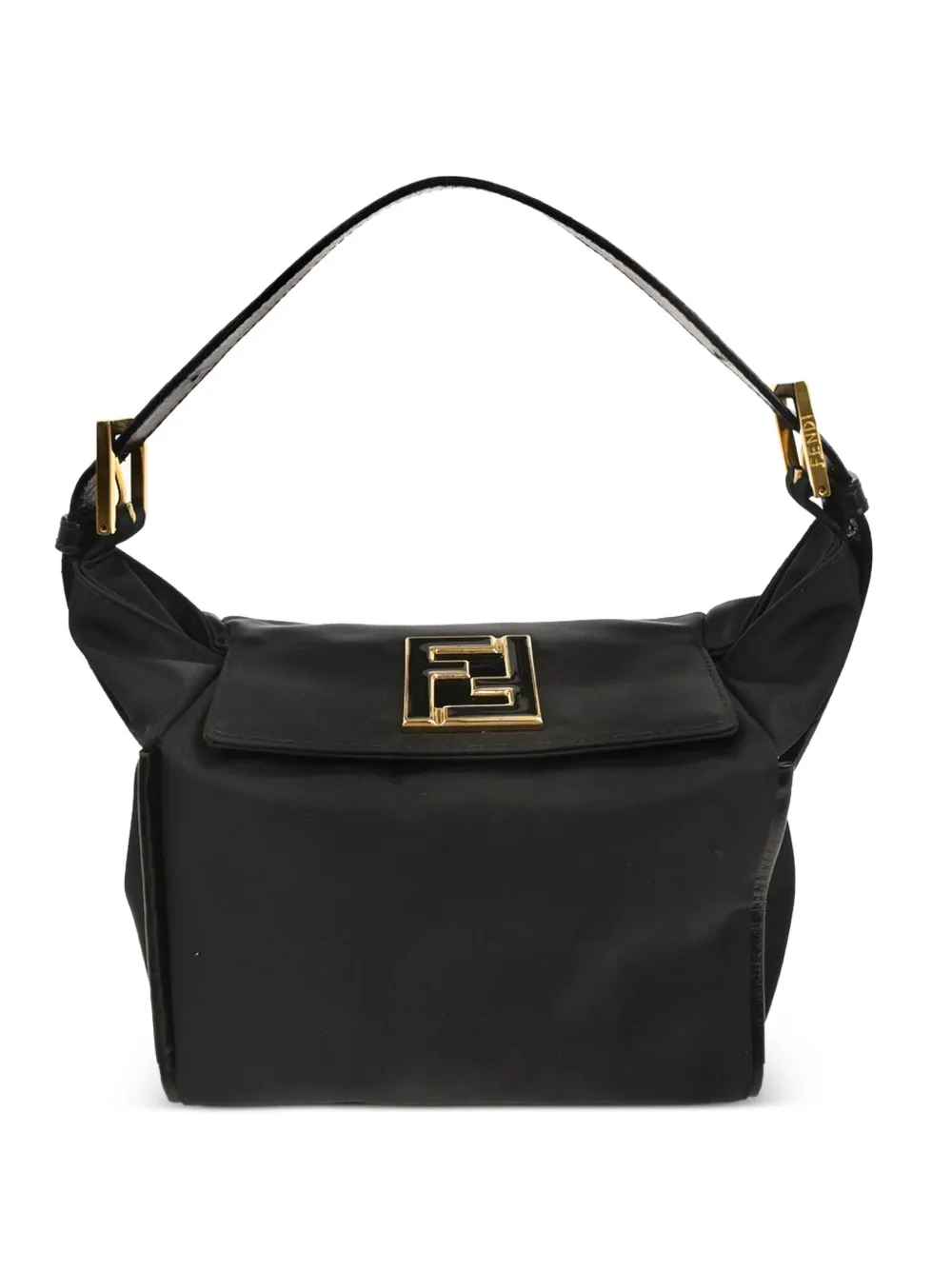 Fendi Pre-Owned Borsa a spalla con logo FF anni '90-2000 - Nero