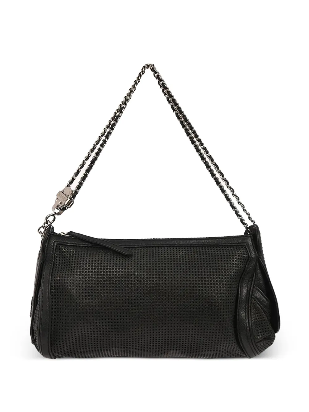 CHANEL Pre-Owned 2005 Perforated Pulley leather shoulder bag - Schwarz