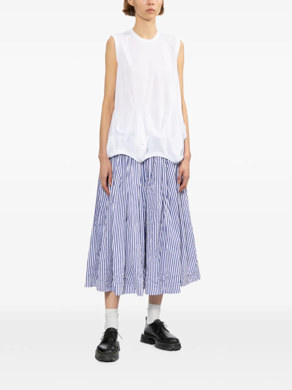 Comme Des Garçons Comme Des Garçons Top met ronde hals Wit