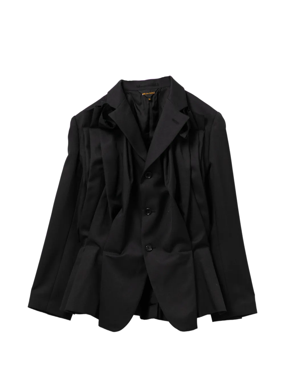 Comme Des Garçons pleated jacket - Schwarz
