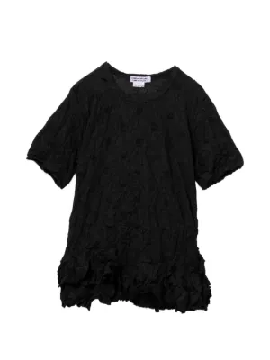 Cecilie Bahnsen ラッフル トップ | ブラック | FARFETCH JP