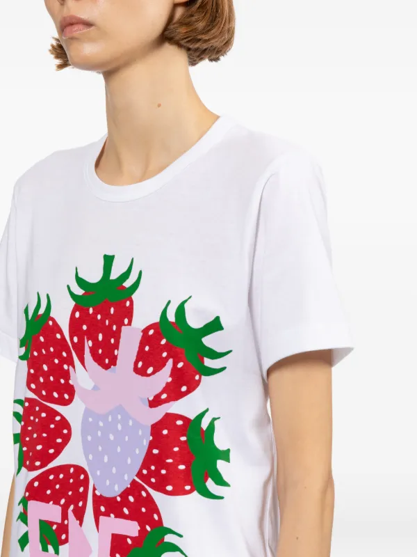 Comme Des Garçons Girl プリント Tシャツ | ホワイト | FARFETCH JP