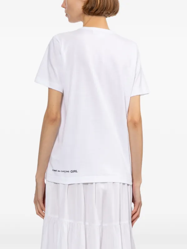 Comme Des Garçons Girl プリント Tシャツ | ホワイト | FARFETCH JP