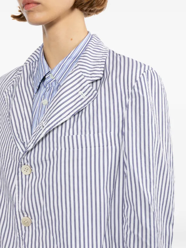 Comme Des Garçons Comme Des Garçons ストライプ ジャケット | ブルー