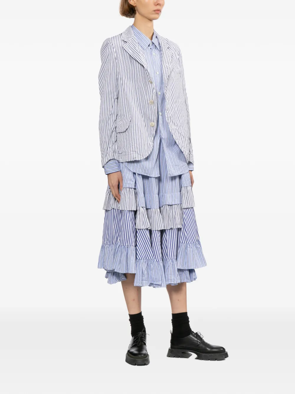  Comme Des Garçons Comme Des Garçons Button-up Blazer - Blue 