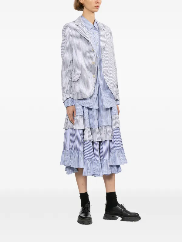 Comme Des Garçons Comme Des Garçons ストライプ ジャケット | ブルー
