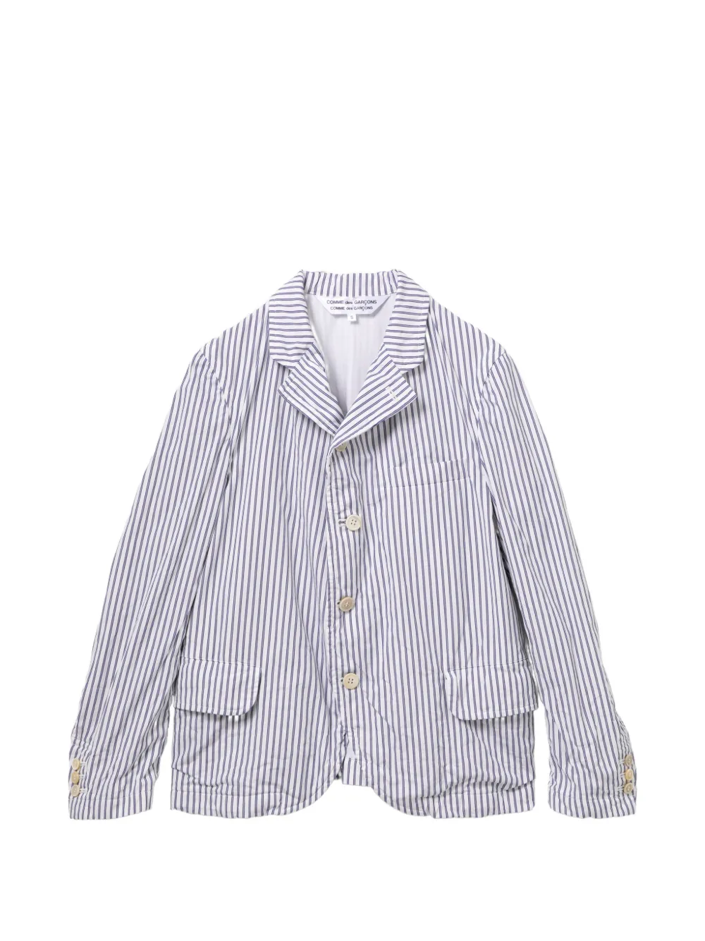 Comme Des Garçons Comme Des Garçons button-up blazer - Blu