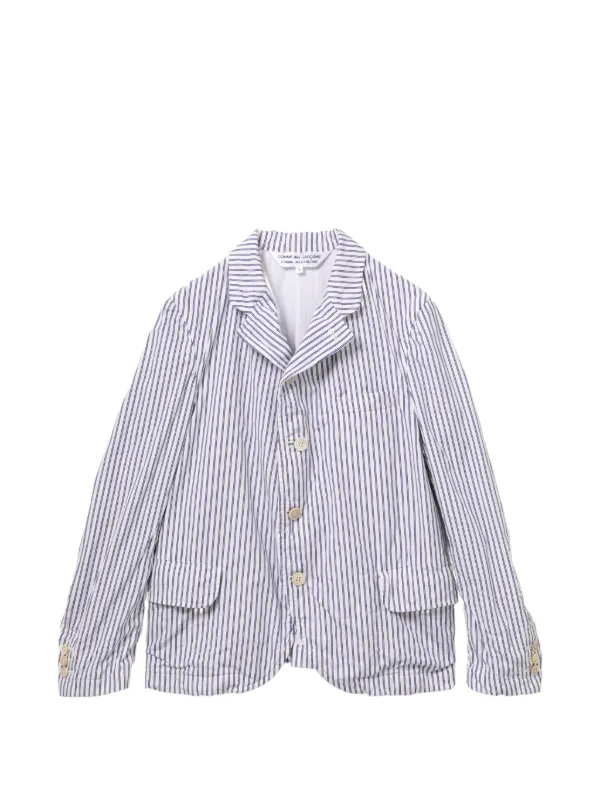 COMME des GARÇONS ストライプジャケット S Comme Des Garçons Comme Des Garçons ストライプ ジャケット | ブルー