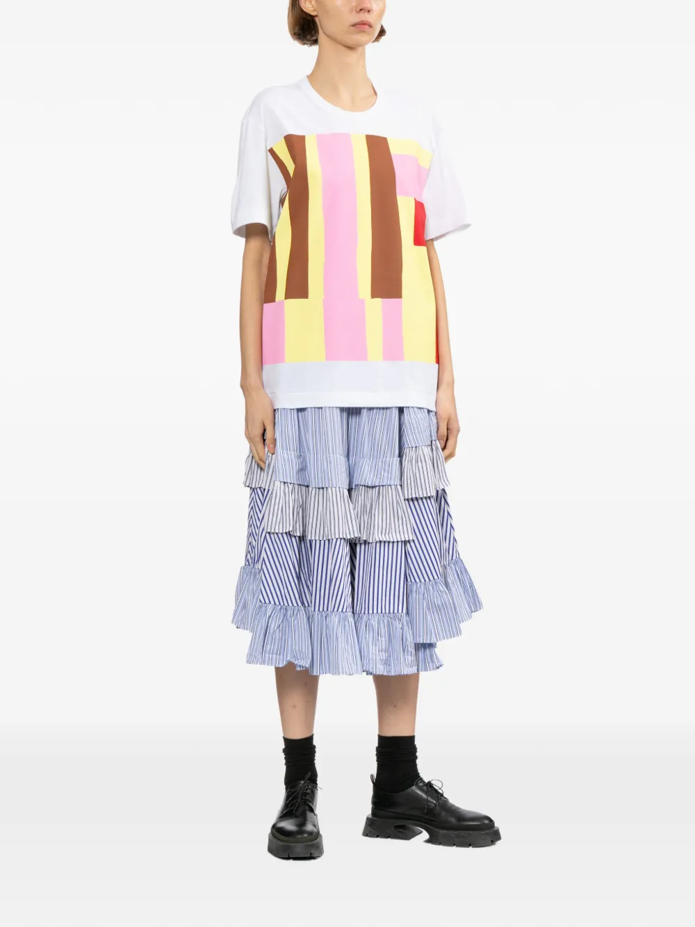 Comme Des Garçons Comme Des Garçons T-shirt met grafische print Wit