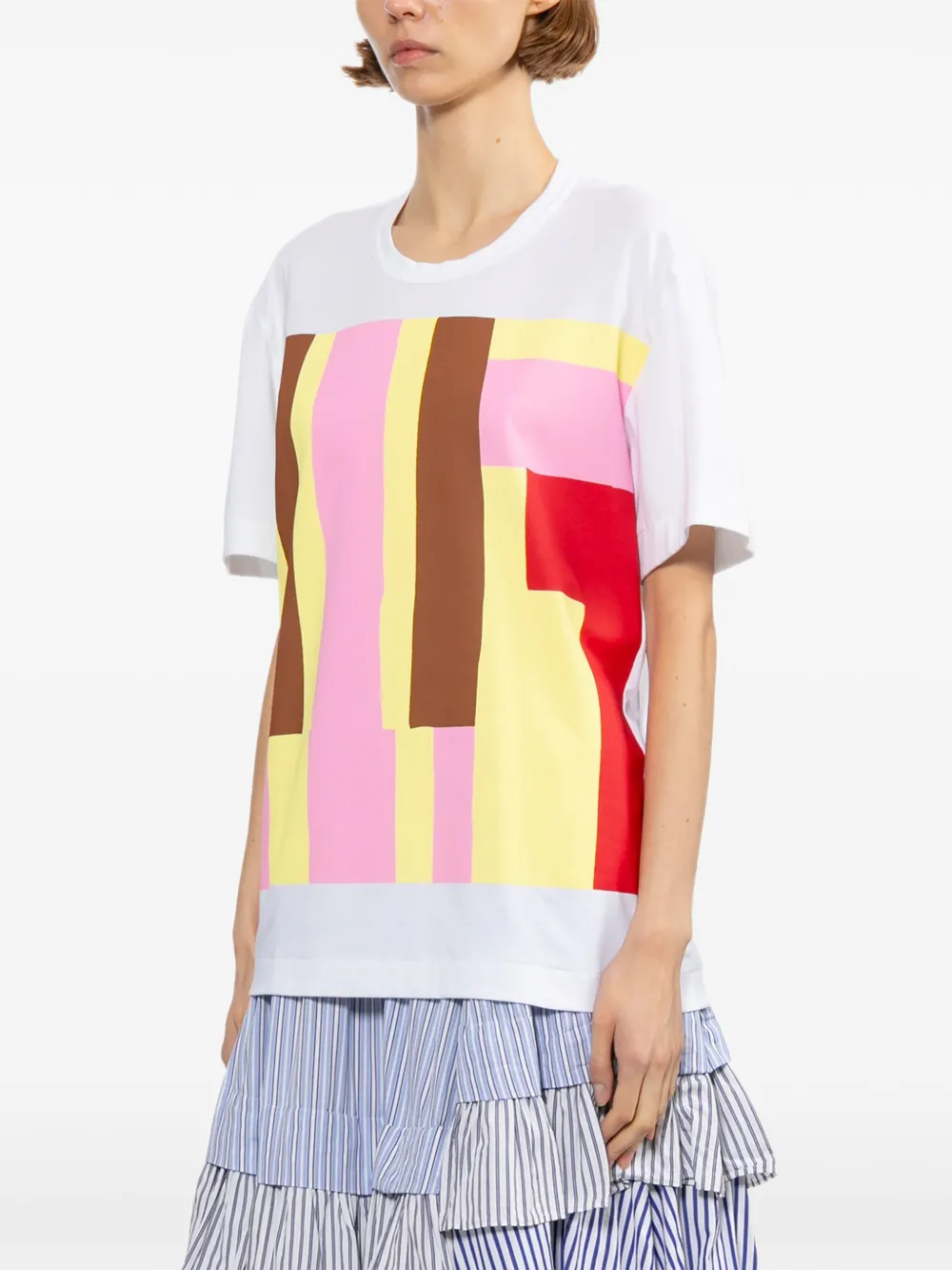 Comme Des Garçons Comme Des Garçons T-shirt met grafische print Wit