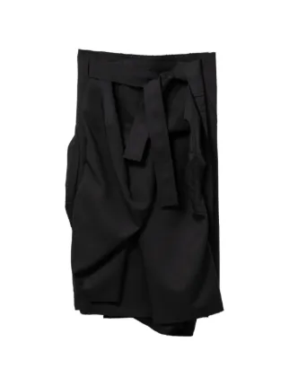 Comme Des Garçons ラップスカート | ブラック | FARFETCH JP