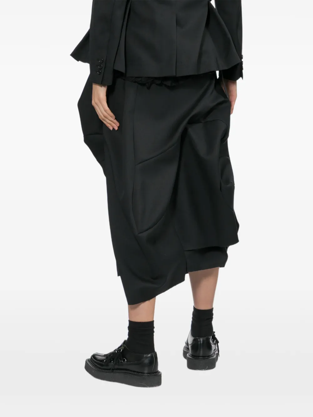 Comme Des Garçons ラップスカート | ブラック | FARFETCH JP