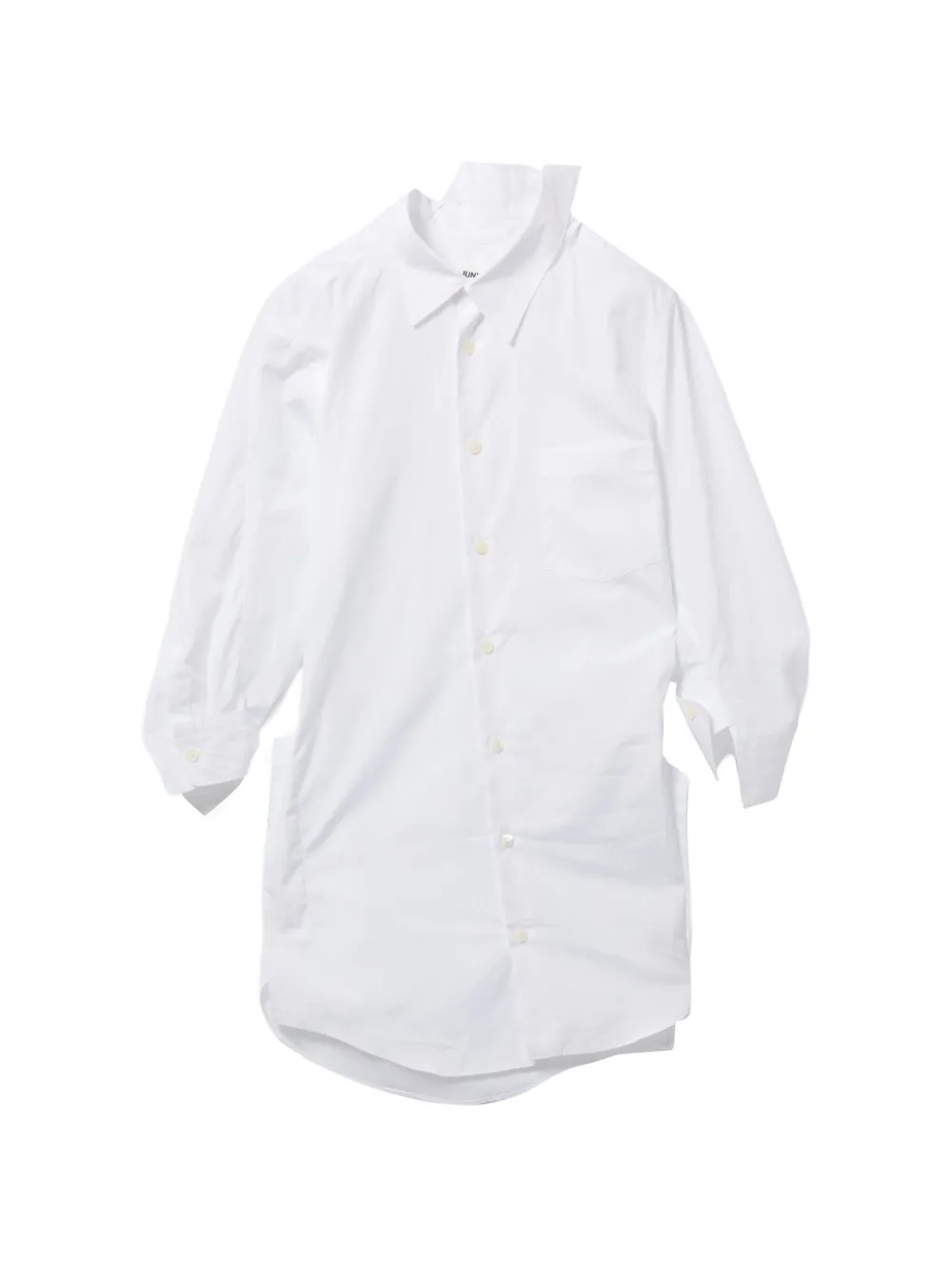 Junya Watanabe Camicia con maniche a 3/4 - Bianco