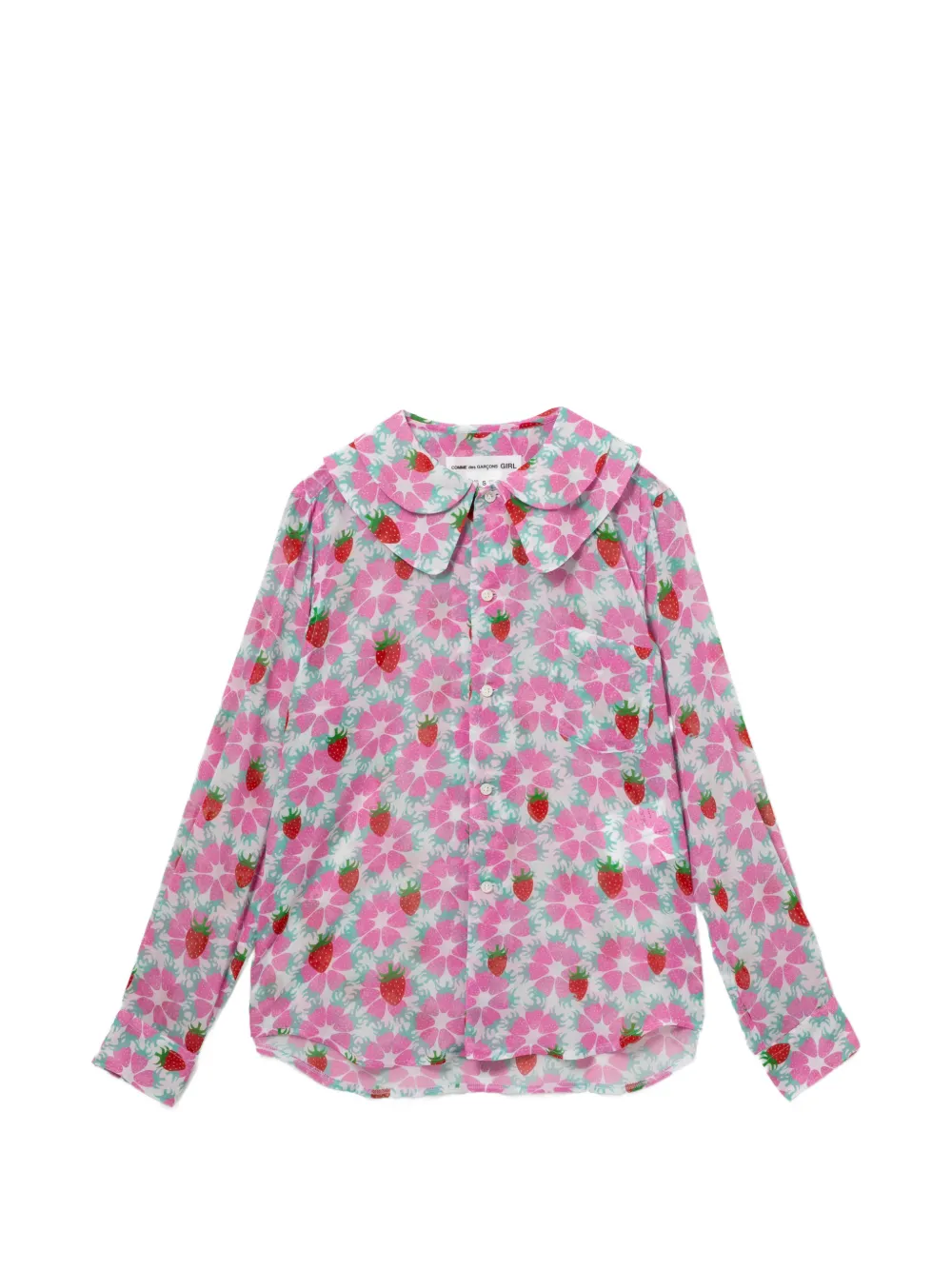 Comme Des Garçons Girl Camicia con stampa - Rosa