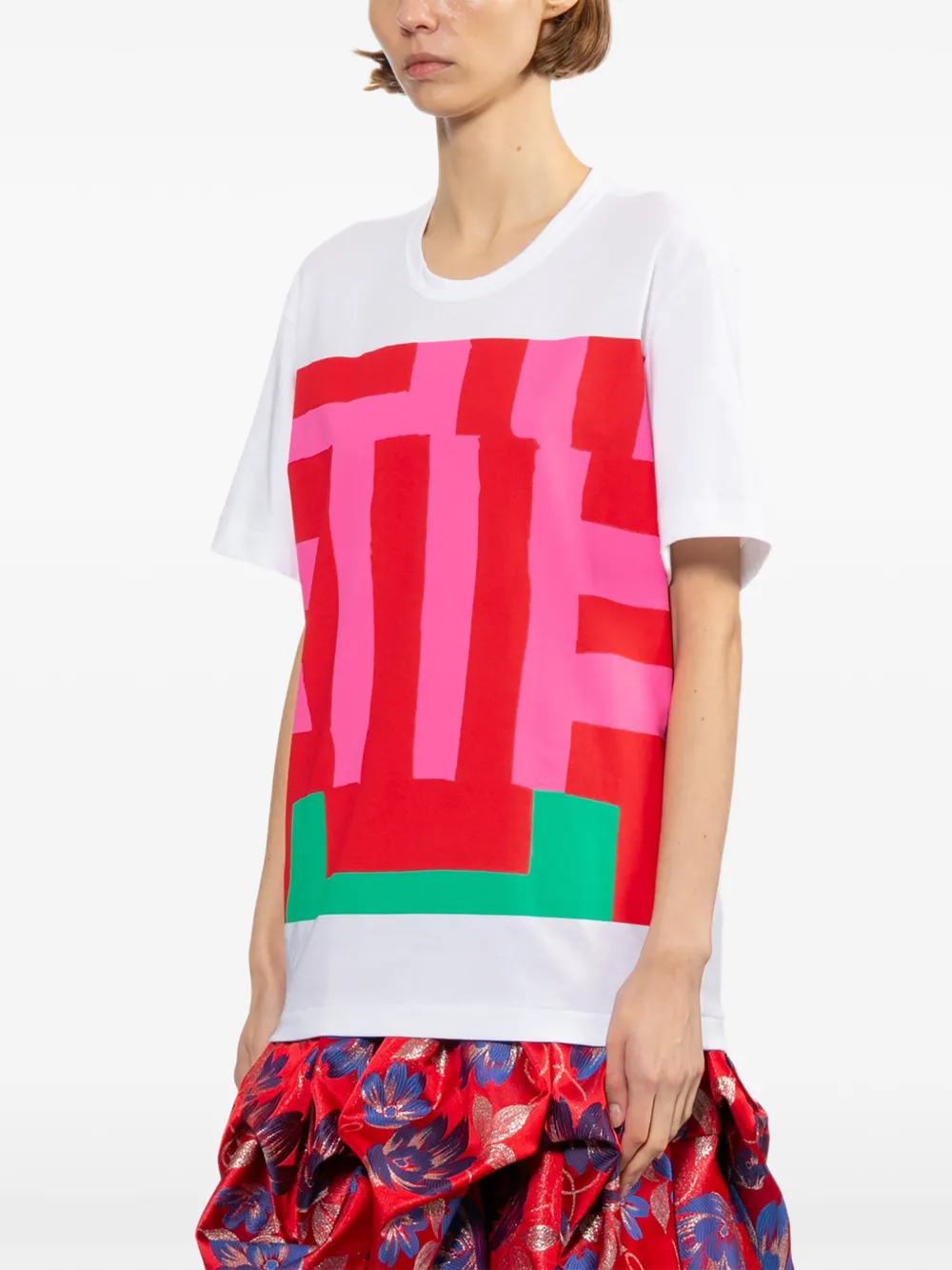 Comme Des Garçons Comme Des Garçons T-shirt met grafische print Wit