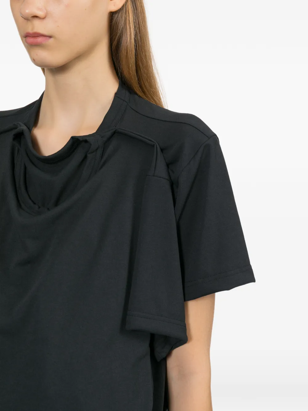 Comme Des Garçons レイヤード Tシャツ | ブラック | FARFETCH JP