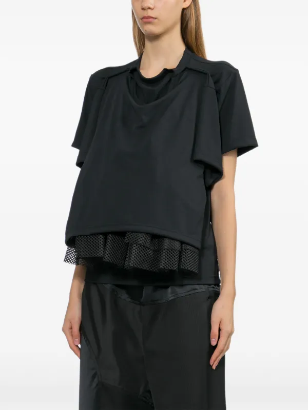 Comme Des Garçons レイヤード Tシャツ | ブラック | FARFETCH JP