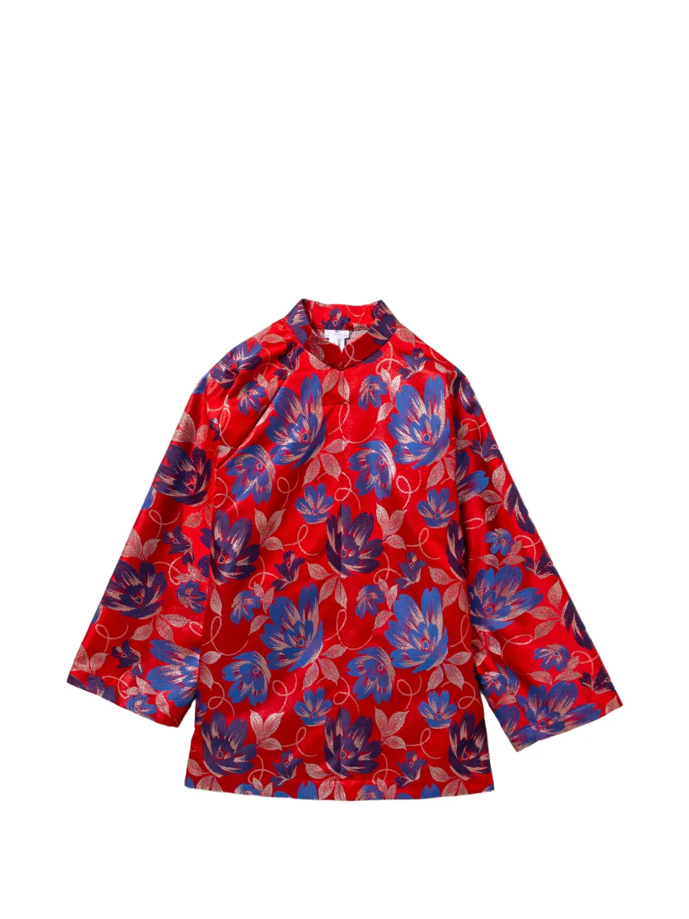 Comme Des Garçons Comme Des Garçons Top a fiori - Rosso