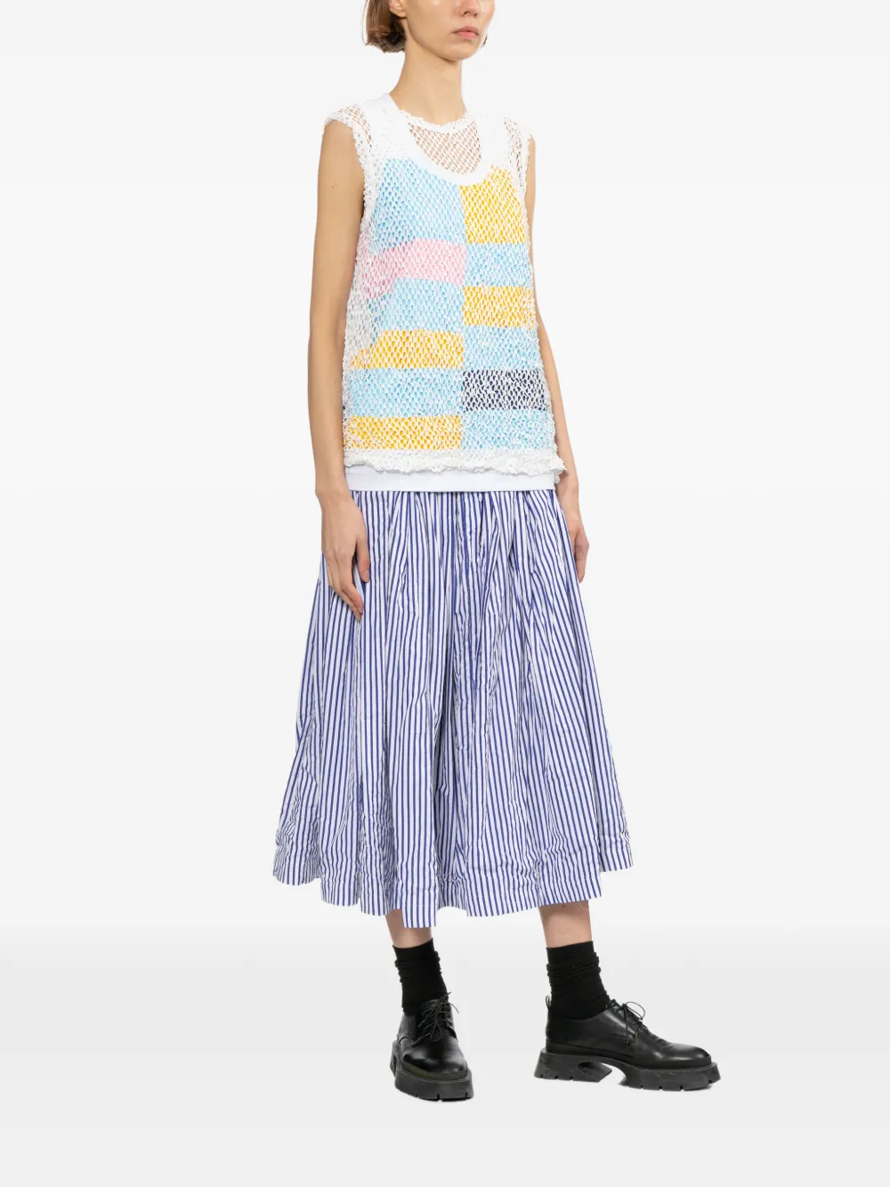 Comme Des Garçons Comme Des Garçons Openwork top Wit