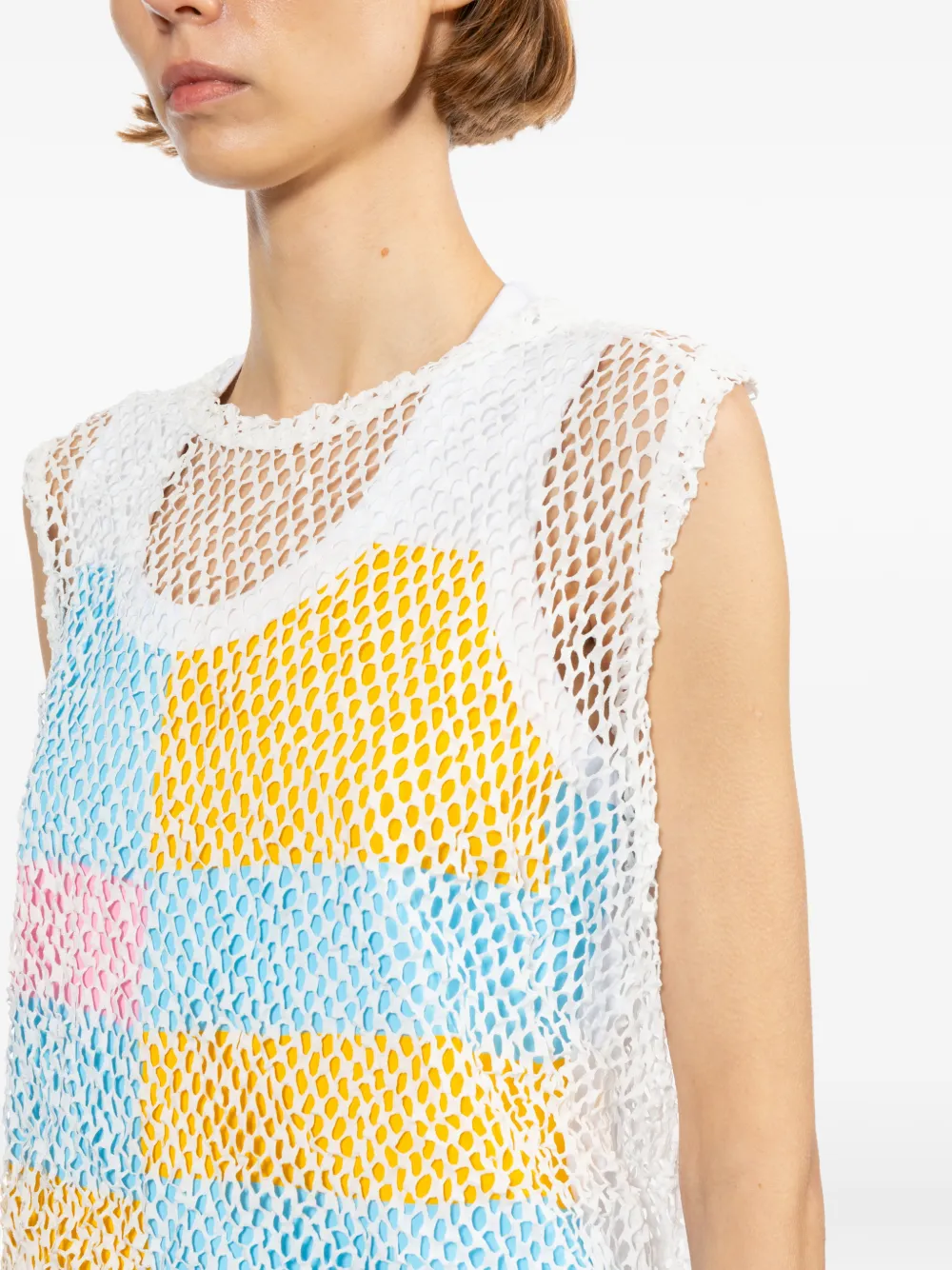 Comme Des Garçons Comme Des Garçons Openwork top Wit