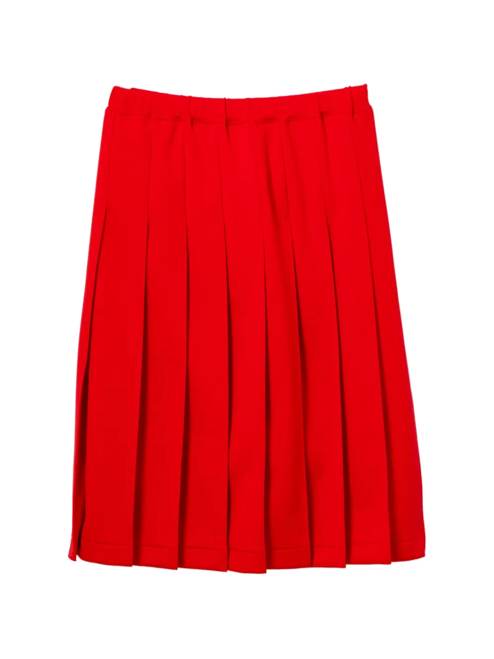 Comme Des Garçons Girl pleated midi skirt - White