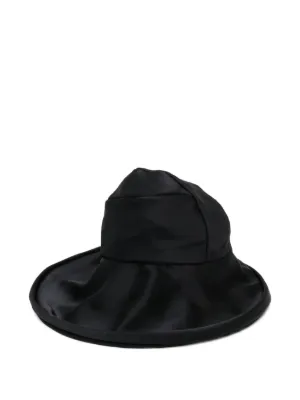 Comme Des Garçons x Hizume ラッフル ワイドブリム ハット | ブラック